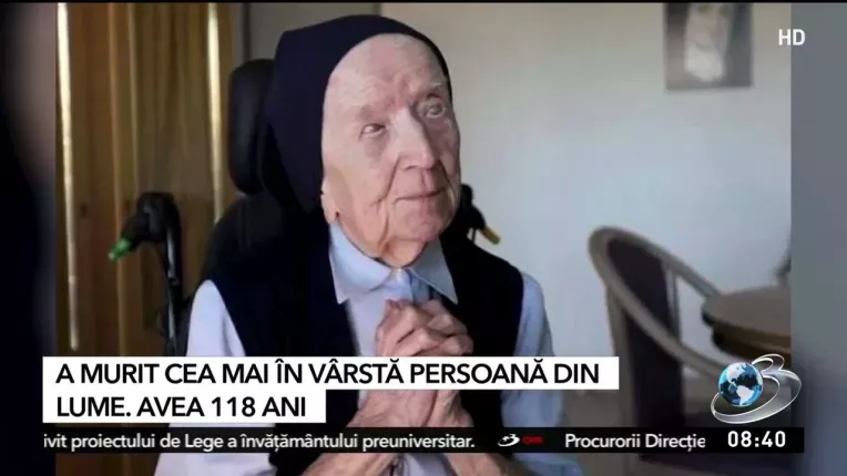 A murit cea mai in varsta persoana din lume. Avea 118 ani