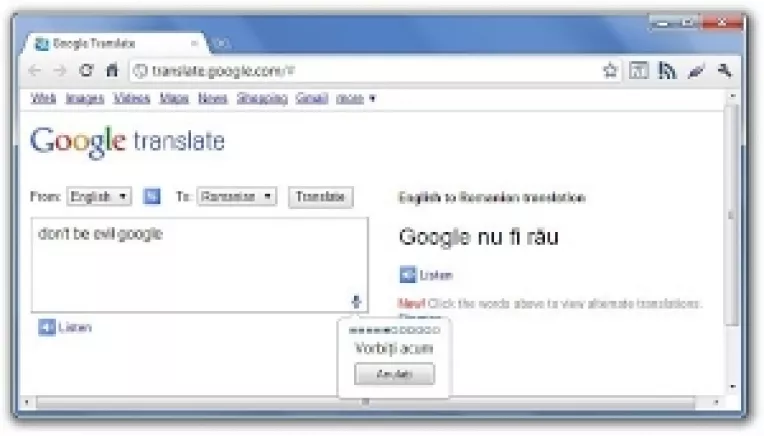 Google lucreaza la un sistem de traducere in timp real pentru telefoanele mobile