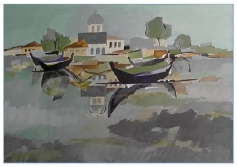 Irina Cajal-Marin despre expozitia artistei Maria Sumanaru Pavelescu: Surpriza de spiritualitate si de inalta savoare artistica in genul unei simfonii de Stravinski