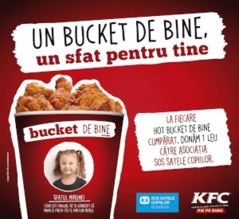 KFC lanseaza campania "Bucket de bine"