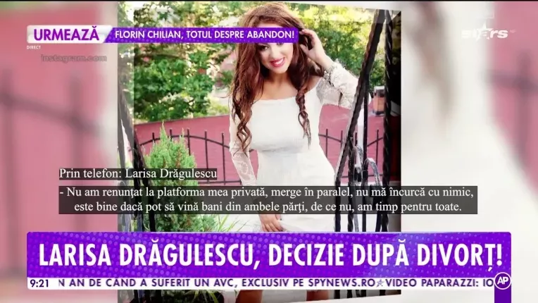 Larisa Dragulescu, decizie dupa divort! Fosta sotie a lui Marian Dragulescu iubeste din nou