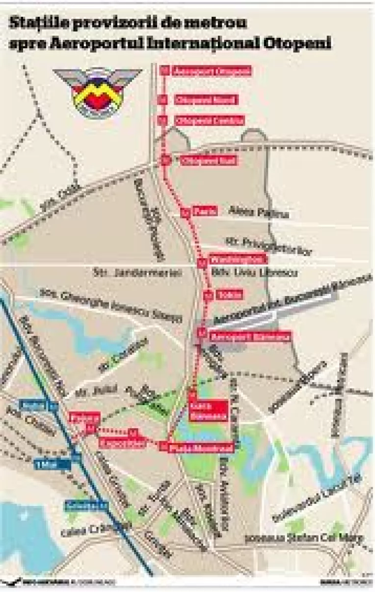 Magistrala de metrou Gara de Nord – Otopeni costa 1,5 miliarde euro