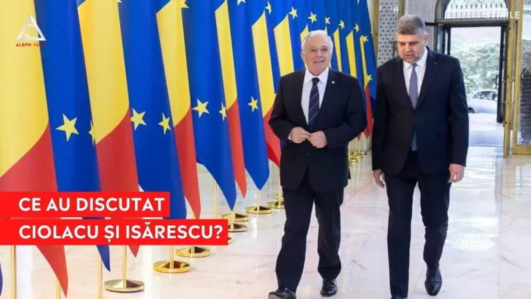Marcel Ciolacu a discutat astazi cu Mugur Isarescu, guvernatorul BNR