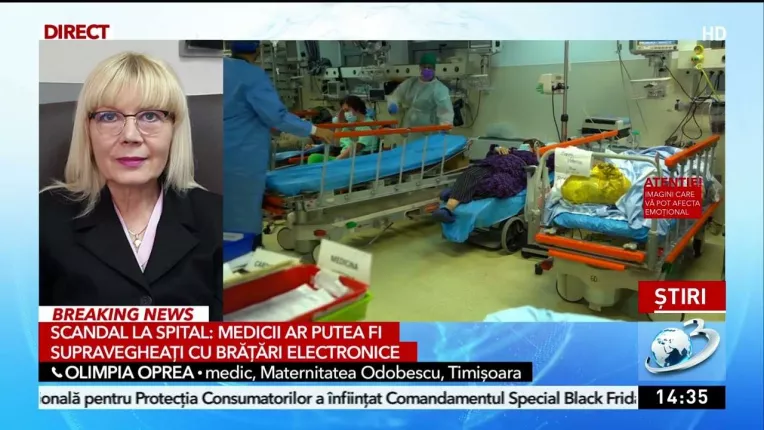 Medicii de la un spital din Timisoara ar putea fi supravegheati cu bratari electronice