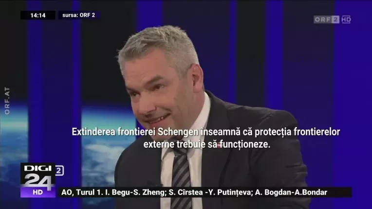 Nehammer, agresiv cu un jurnalist austriac care l-a intrebat de Schengen: "Nu e nimic de ras"