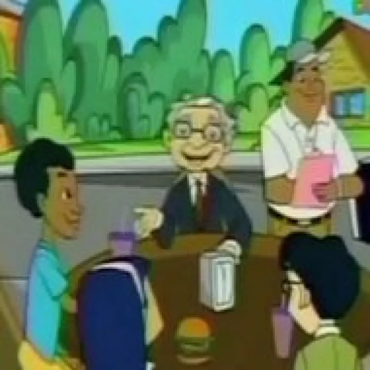 Personajul lui Buffett ii va invata pe copii cum sa devina afaceristi de succes