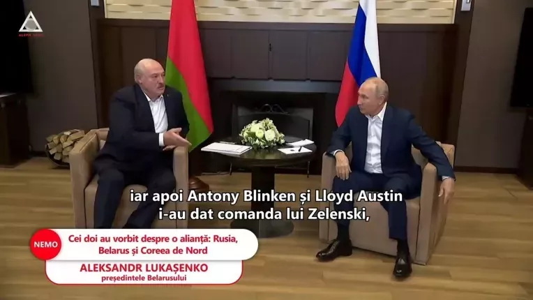 Putin si Lukashenko au dezbatut posibilitatea unei aliante Rusia-Coreea de Nord-Belarus
