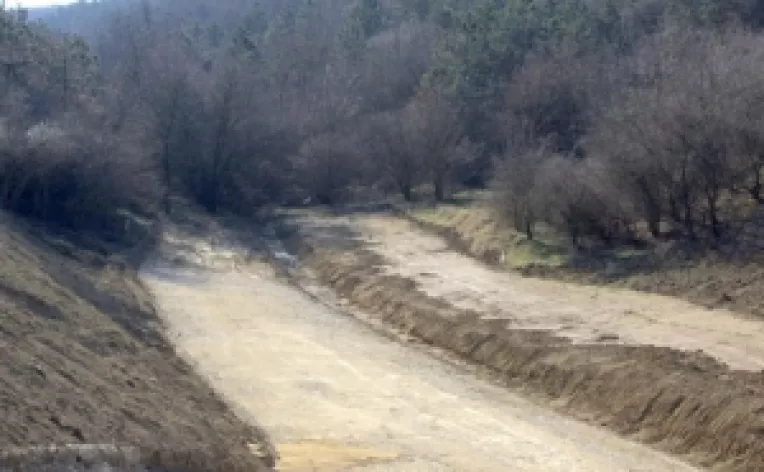 Reportaj pe santierul Autostrazii Cernavoda-Constanta, primul tronson, spre Medgidia (2)