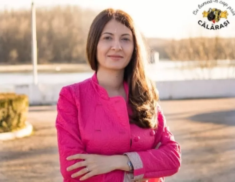 Ruxandra Maria Ionescu, de profesie peisagist, schimba in bine imaginea orasului Calarasi