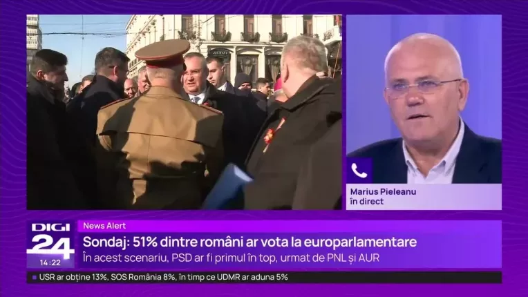 Sondaj Avangarde: PSD pe primul loc, urmat de PNL si AUR