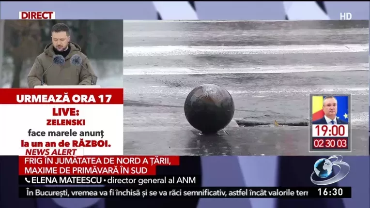 Val de praf saharian peste Romania. Noi avertizari meteo de la ANM de ploi si zapezi