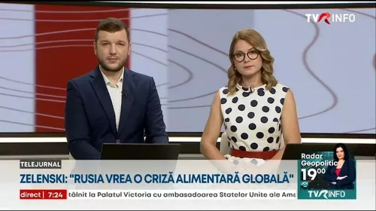 Zelenski acuza Rusia ca vrea sa provoace o criza alimentara